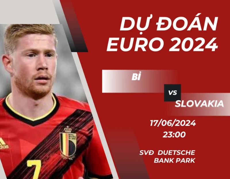 Bỉ vs Slovakia