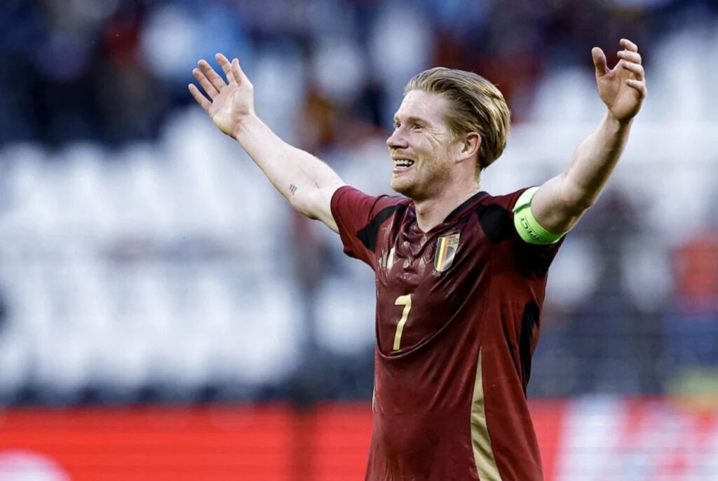 Kevin De Bruyne, 1 trong 11 Cầu Thủ Euro 2024 là đầu tàu của tuyển Bỉ tại giải đấu năm nay.