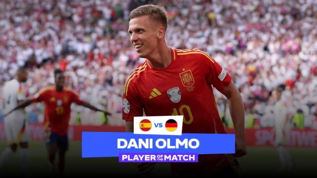 Dani Olmo mở ra chiến thắng cho Tây Ban Nha.